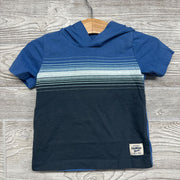 Shirt W/ Hood Stripes 12m