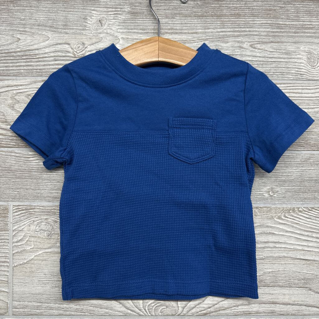 Waffle Knit Shirt Chest Pocket 18m