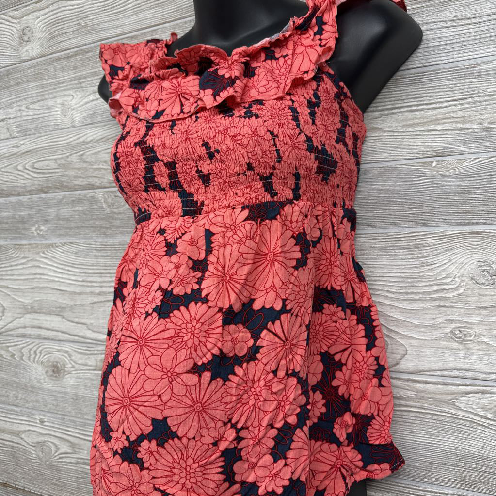 NEW Smocked Shirt Flutter Straps Flowers XS
