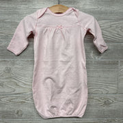 LS PJ Gown Dots Bow 0-3m