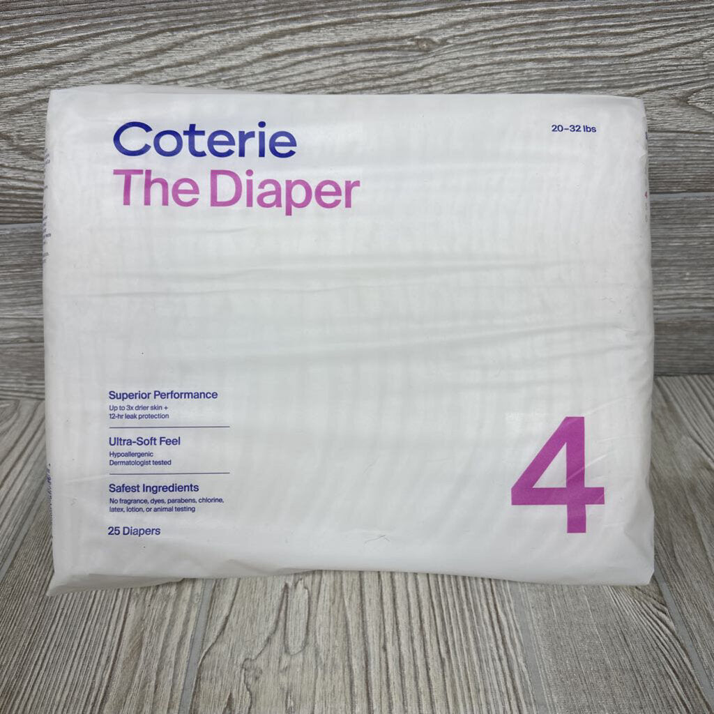 NEW 25 Pk Hypoallergenic Diapers