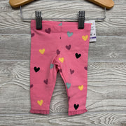 NEW Leggings Hearts 3-6m