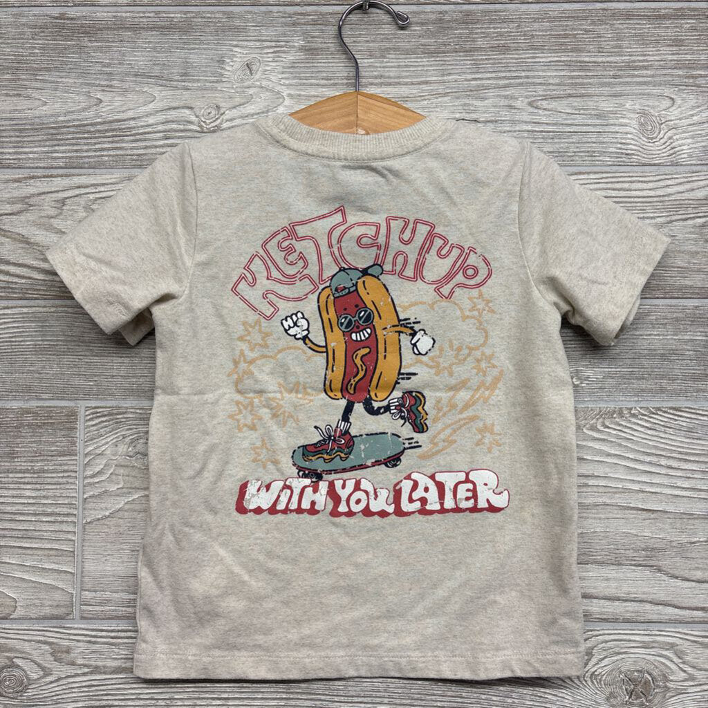 Shirt Hot Dog Skateboarding 4t