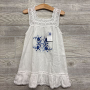 NEW Tank Dress Embroidered Flowers 5
