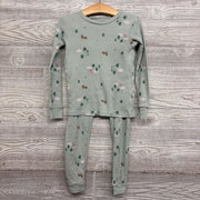 2 Pc LS Thermal PJs Rainbows Horses 5t