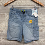 NEW Pull On Drawstring Cargo Shorts 6-7