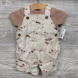 NEW Shortalls & Shirt Stripes Whales 3m
