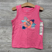 NEW Tank Top Flowers Glitter 4t