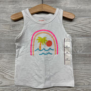 NEW Tank Top Palm Tree Sun 2t