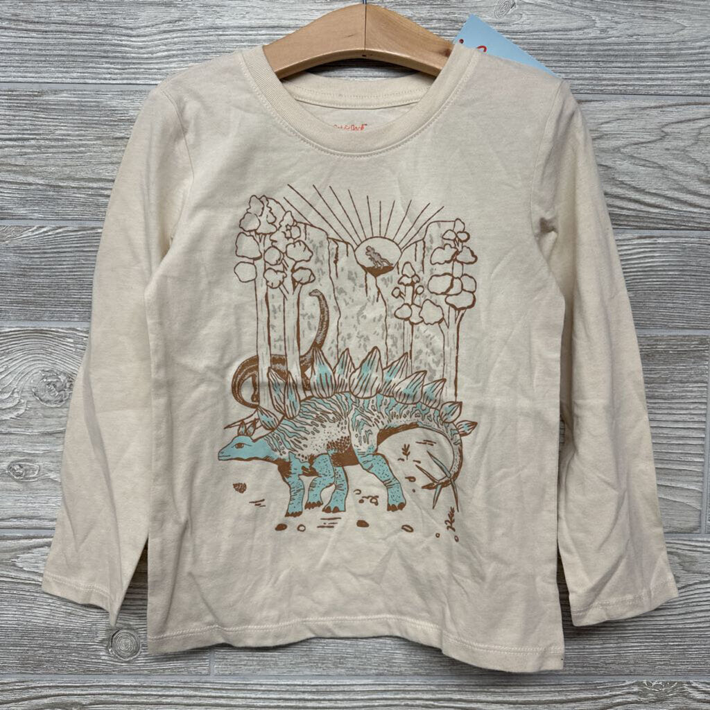 NEW LS Shirt Dinosaurs Trees 5t
