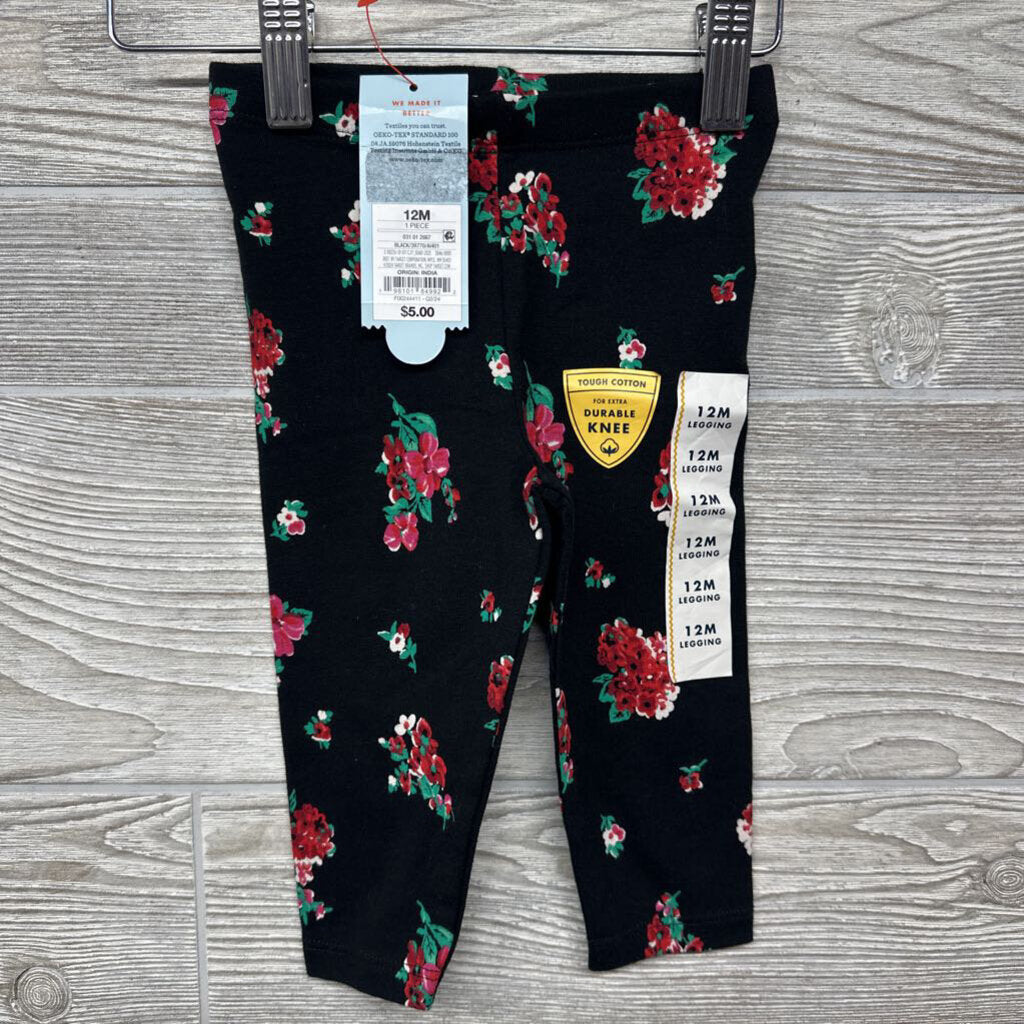 NEW Leggings Flowers 12m