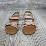 Strap Sandals W/ Pearls 8c