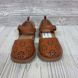 Chunky Perforated Ballet Sandals 8c