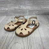 Faux Leather Cutout Mary Jane Sandals 8c