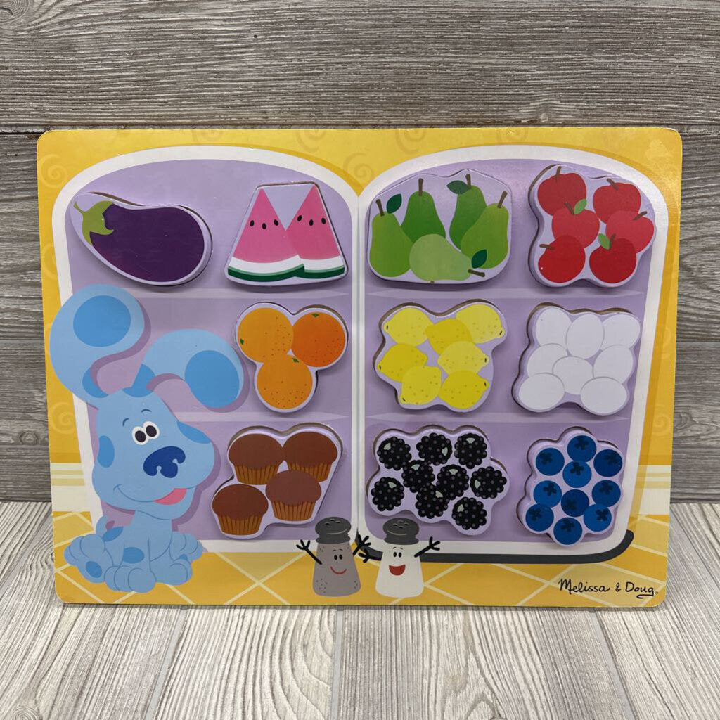 Wooden Chunky Fridge Food Puzzle