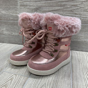 Nw/oT Lace Up Faux Fur Lined Boots 8c