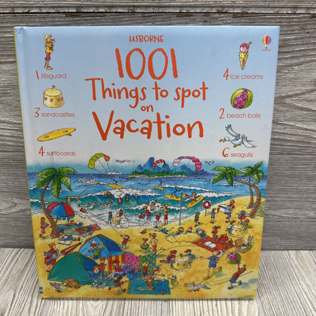 Usborne 1001 Things To Spot On Vacation Book
