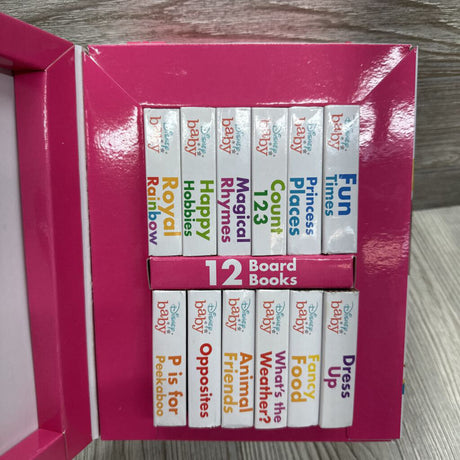 Disney Princess 12 Board Book Set
