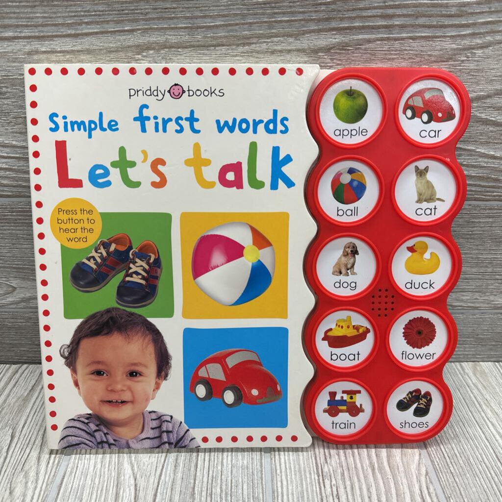 Simple First Words Let's Talk Sound Book