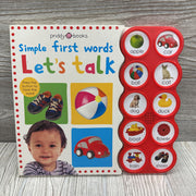 Simple First Words Let's Talk Sound Book