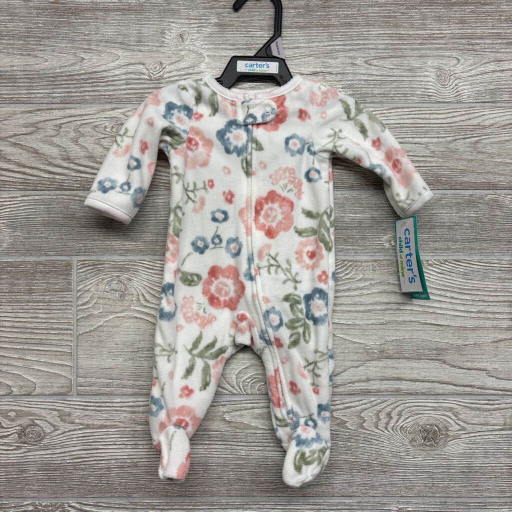 NEW Blanket Sleeper Flowers NB