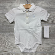 NEW Polo Bodysuit Embroidered Logo 6m
