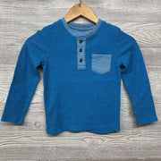 LS Henley Shirt Chest Pocket 4-5