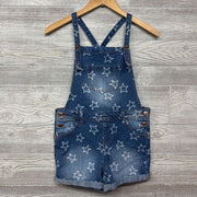 Denim Shortalls Stars 10-12
