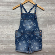 Denim Shortalls Stars 10-12