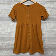 Ribbed Button Up Dress 10-12