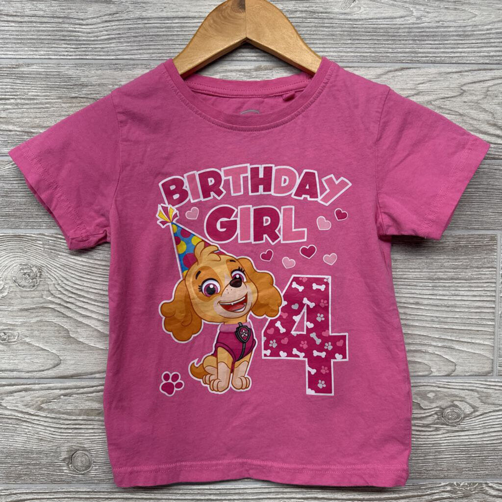 Shirt #4 Birthday Girl Skye 4t