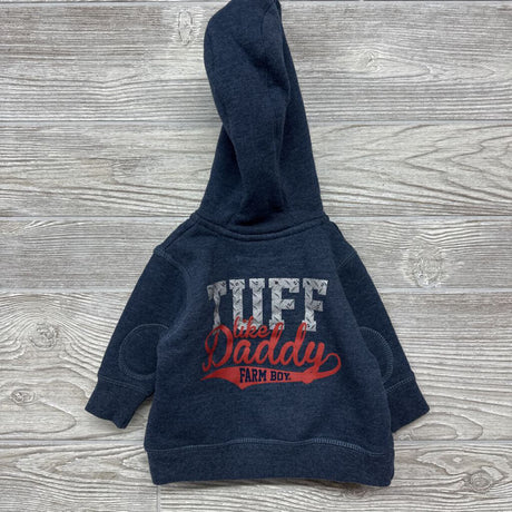 Full Zip Hoodie Tuff Like Daddy 0-3m