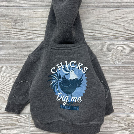 Full Zip Hoodie Chicks Dig Me 0-3m
