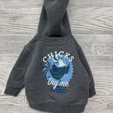 Full Zip Hoodie Chicks Dig Me 0-3m