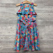 Tank Dress Fruits Flowers Ruffles 6