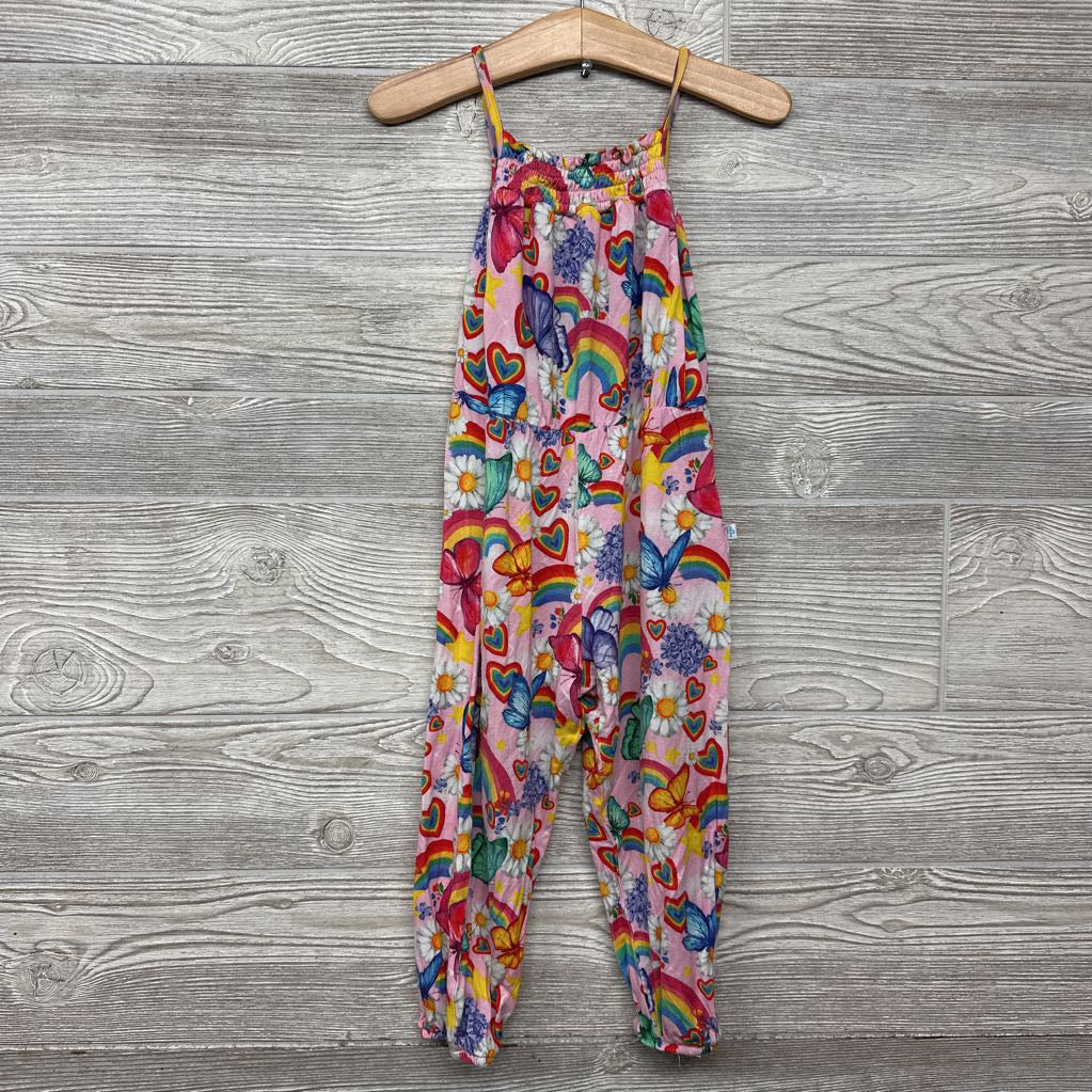 Bamboo Tank Smocked Outfit Butterflies Rainbows 2t