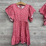 Matching Mom & Daughter Flutter Sleeve Dresses Dots