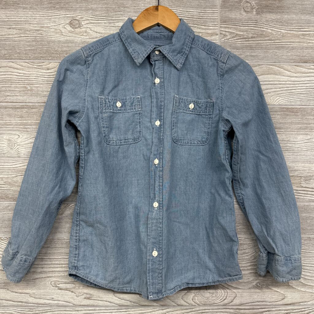 LS Chambray Button Up Shirt 14