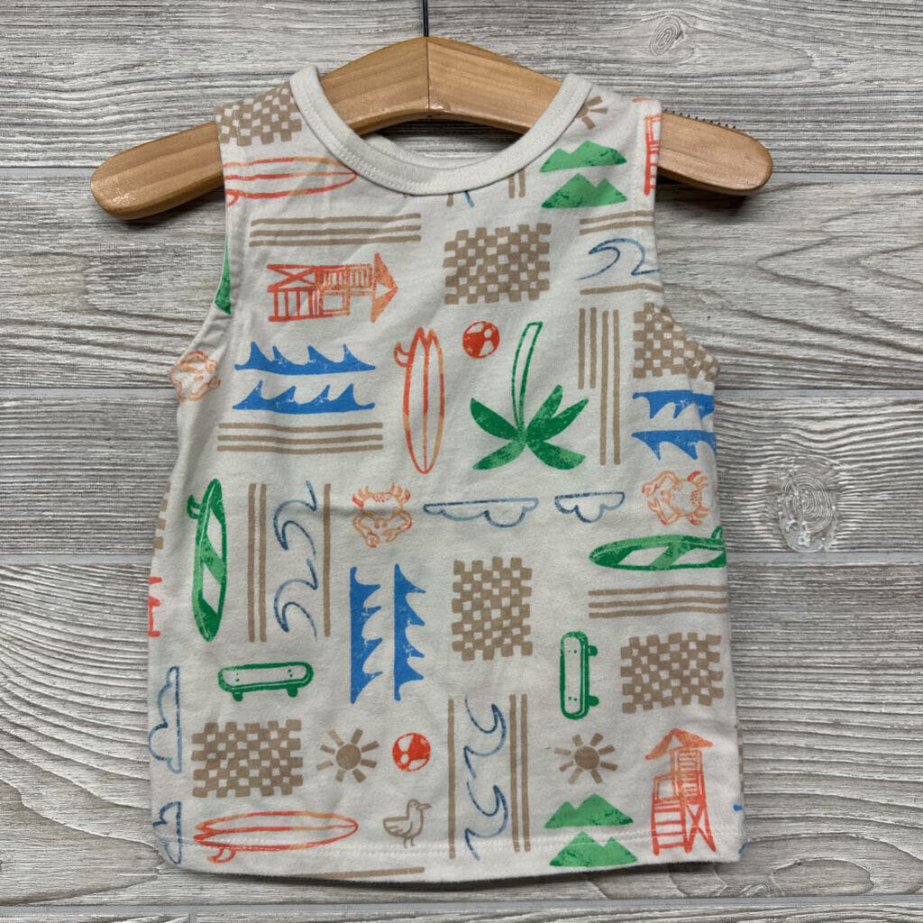 Tank Top Surf Boards Waves 18m