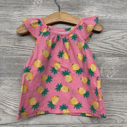 Cap Sleeve Shirt Pineapples 2t