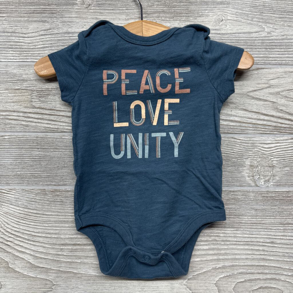 Bodysuit Peace Love Unity 6m