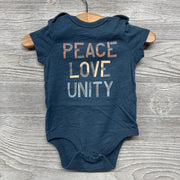 Bodysuit Peace Love Unity 6m