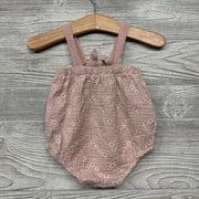 Tank Muslin Eyelet Romper 3-6m