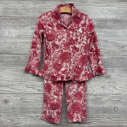 Button Up Velour 2 Pc Pj Flowers 4