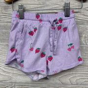 Drawstring Jersey Shorts Strawberries 3t