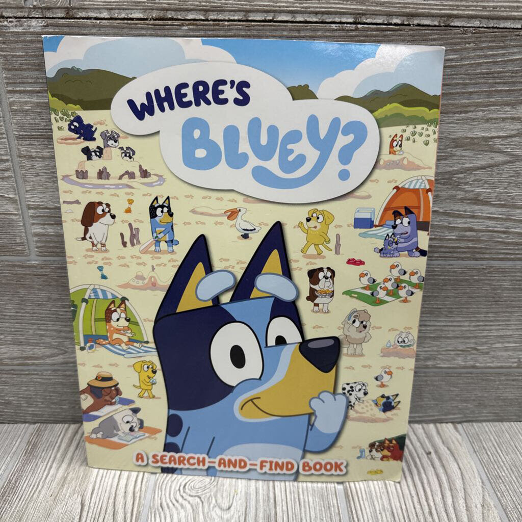 Where's Bluey Paperback Book
