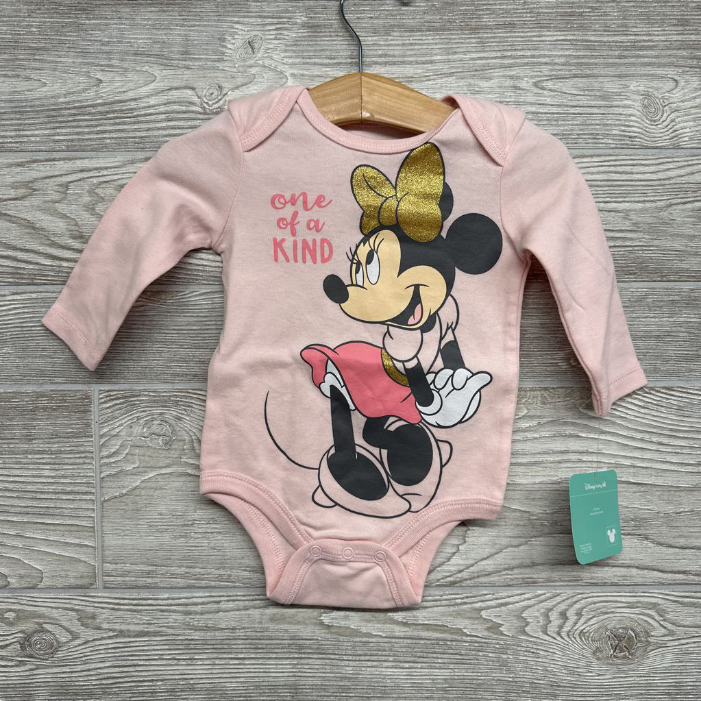 NEW LS Bodysuit One Of A Kind Minnie Mouse 6m