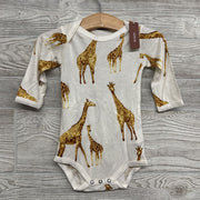 LS Bamboo Bodysuit Giraffe 6-12m