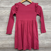 LS Ribbed Dress Flutter Sleeves 8