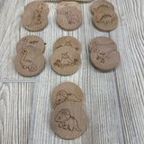 Wooden Matching Dinosaur Game